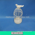 Antique Small Iron Bird Cage for Candle
